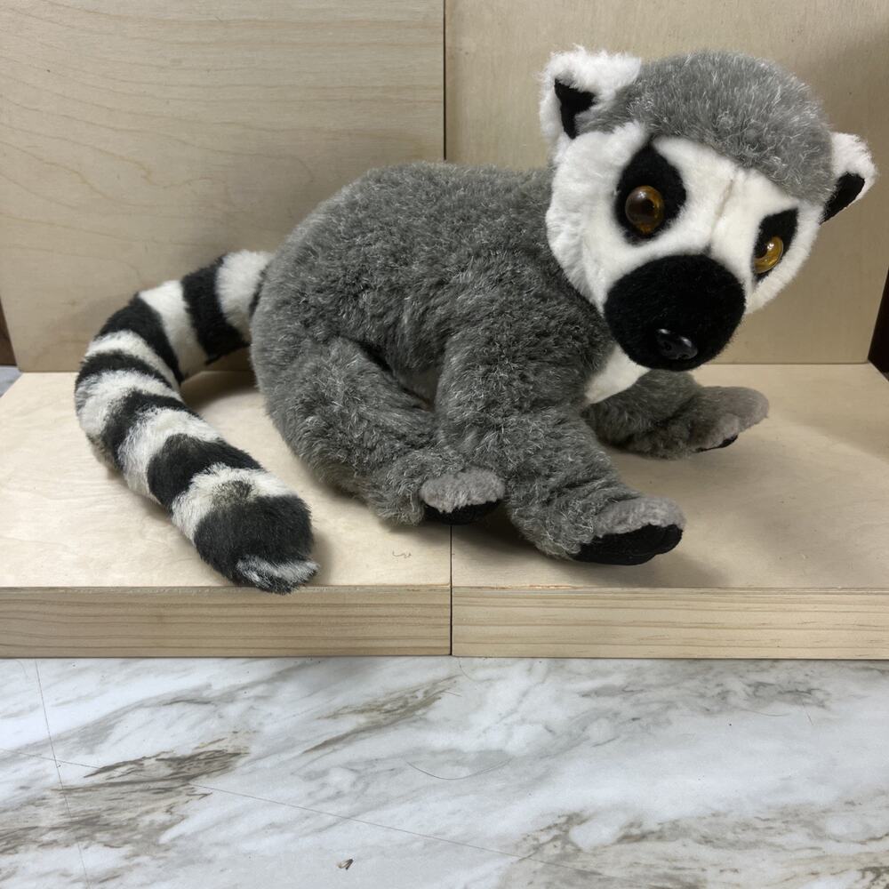 Aurora World Plush Ring Tailed Lemur 22" long 12" Tail